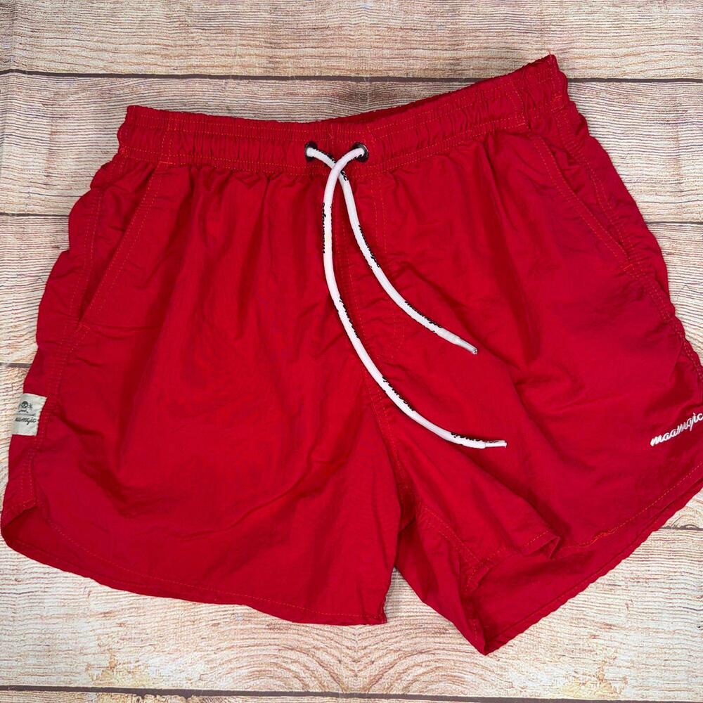 Maamgic Men’s Red Swim Shorts XS